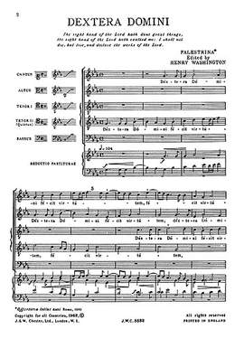 Giovanni Palestrina: Dextera Domini