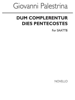 Giovanni Palestrina: Dum Complerentur Des Pentecostes