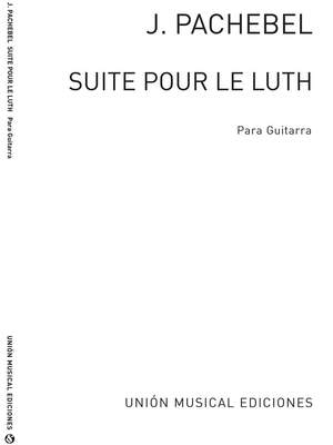 Johann Pachelbel: Suite Pour Le Luth