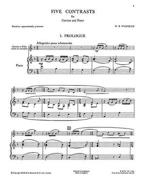 William Pasfield: Pasfield, W R Five Contrasts