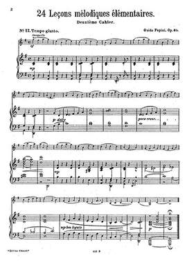 24 Elementary Studies For Violin And Piano Book 2