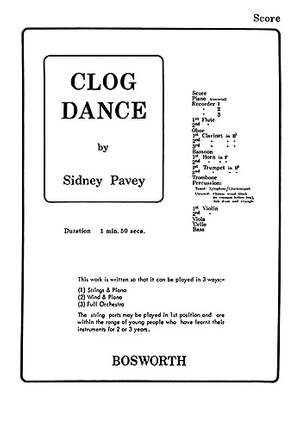 S. Pavey: Pavey, S Clog Dance