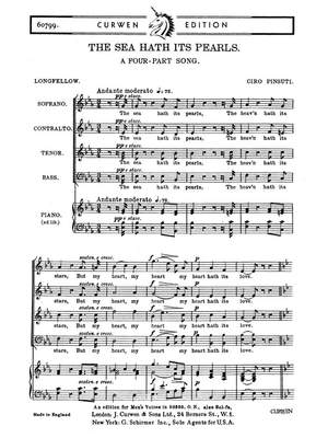 C. Pinsuti: The Sea Hath Its Pearls