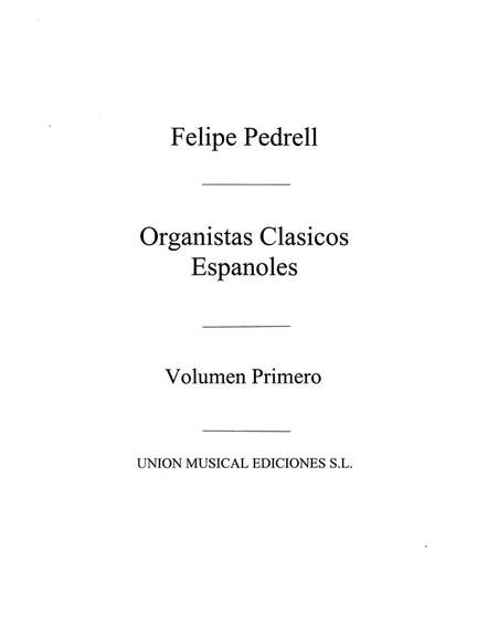 Pedrell Libro Obras De Antonio