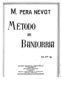 Manuel Pera Nevot: Metodo De Bandurria