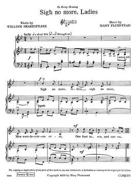 M. Plumstead: Sigh No More Ladies