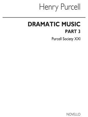Henry Purcell: Purcell Society Volume 21