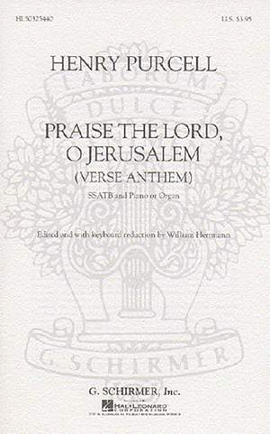 Henry Purcell: Praise the Lord, O Jerusalem