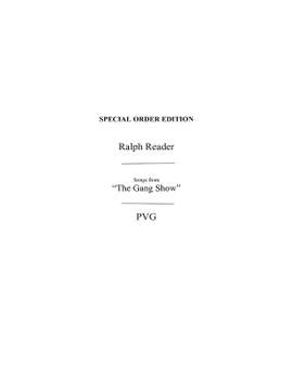 Ralph Reader: Album Of Songs From The London Gang Show 1969