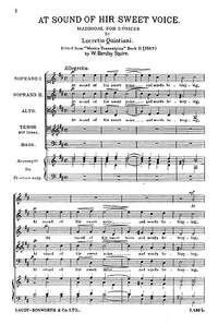 L. Quintiani: At Sound Of Hir Sweet Voice