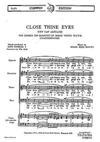 Ieuan Rees-davies: Close Thine Eyes