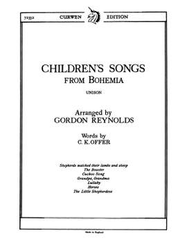 G. Reynolds: Childrens Songs From Bohemia