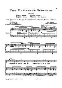 Alfred Reynolds: Reynolds The Policemans Serenade Vocal Score