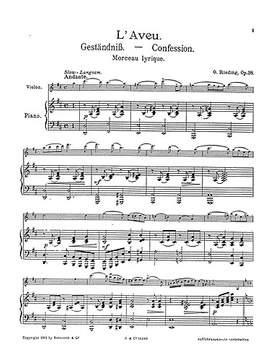 L'Aveu Op.38