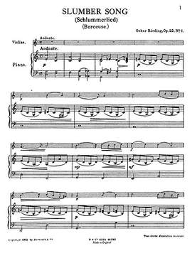 Slumber Song Op.22 No.1