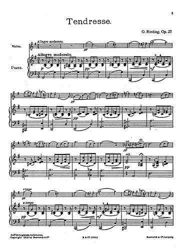 Tendresse Op.37