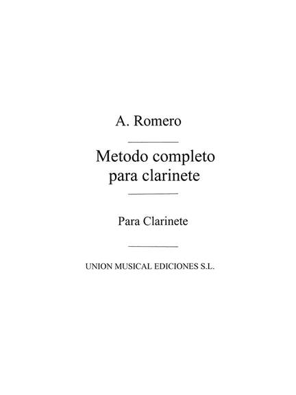 Metodode Clarinete - Apendice