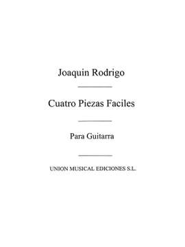 Joaquín Rodrigo: Cuatro Piezas Faciles Del Album De Cecilia