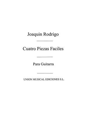 Joaquín Rodrigo: Cuatro Piezas Faciles Del Album De Cecilia