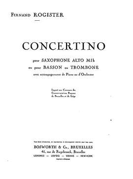 F. Rogister: Rogister, F Concerto