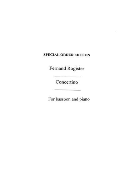 Rogister, F Concerto