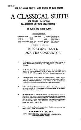 K.W. Rokos: Rokos, K Classical Suite
