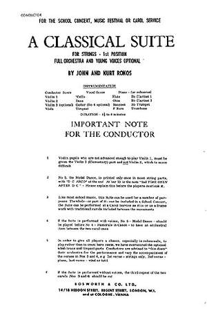 K.W. Rokos: Rokos, K Classical Suite