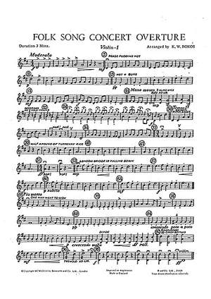 K.W. Rokos: Folk Song Concert Overture