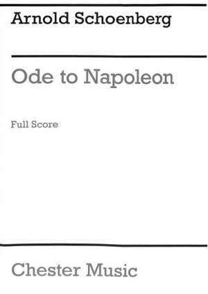 Arnold Schönberg: Ode To Napoleon Op.41