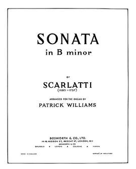 Sonata In B Minor