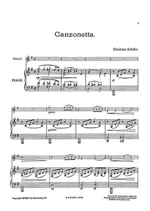 C. Schafer: Canzonetta
