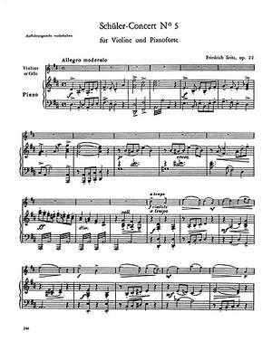 Friedrich Seitz: Concerto in D Opus 22