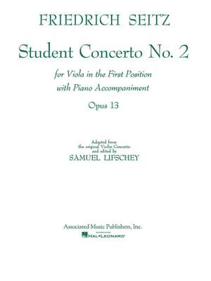 Friedrich Seitz: Student Concerto No. 2 Opus 13