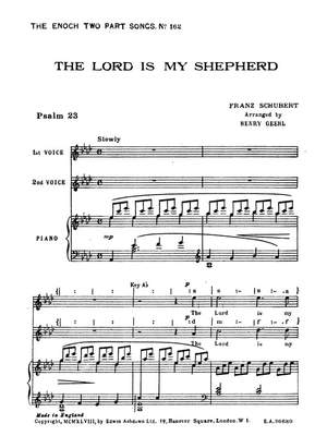 Franz Schubert: The Lord Is My Shepherd