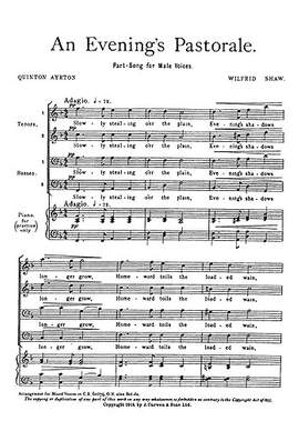 Wilfred Shaw: An Evening's Pastoral