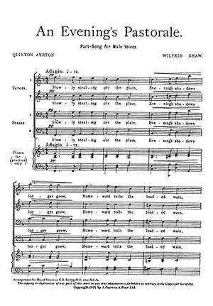 Wilfred Shaw: An Evening's Pastoral