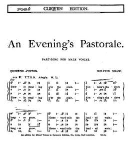 Wilfred Shaw: An Evenings Pastorale