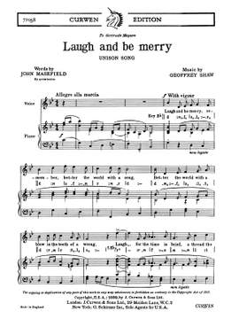 Geoffrey Shaw: Laugh and Be Merry