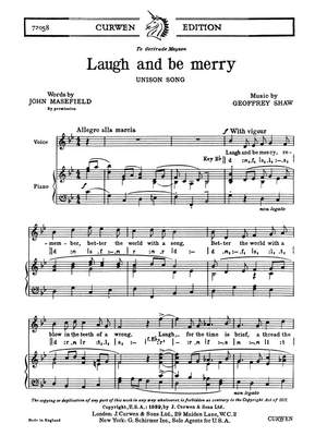 Geoffrey Shaw: Laugh and Be Merry
