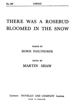 Martin Shaw: There Was A Rosebud Bloomed In The Snow