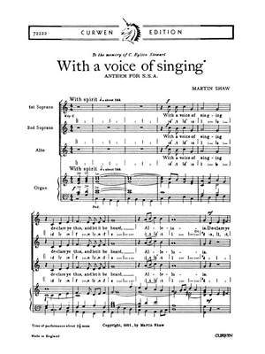 Martin Shaw: With A Voice Of Singing