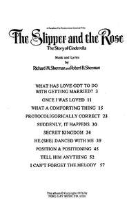 Richard M.  Sherman_Robert B. Sherman: Selections from The Slipper and the Rose