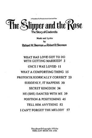 Richard M.  Sherman_Robert B. Sherman: Selections from The Slipper and the Rose
