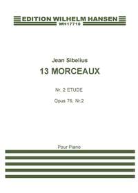Jean Sibelius: 13 Morceaux Op.76 No.2 Etude Staccato