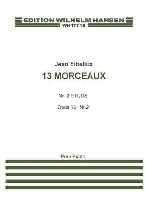 Jean Sibelius: 13 Morceaux Op.76 No.2 Etude Staccato