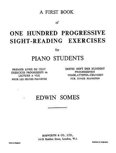E. Somes: 100 Progressive Sight Reading Exercises 1