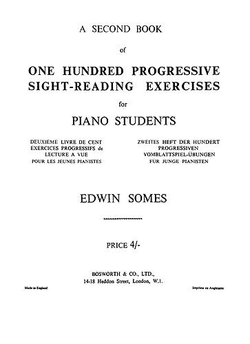 E. Somes: 100 Progressive Sight Reading Exercises 2