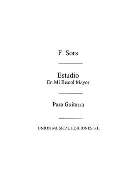 Fernando Sor: Estudio En Mi Bemol Mayor