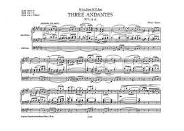 Henry Smart: Three Andantes (In A F And C)