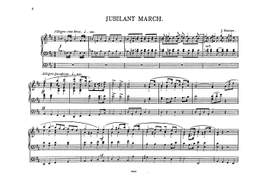 Sir John Stainer: Jubilant March For Organ